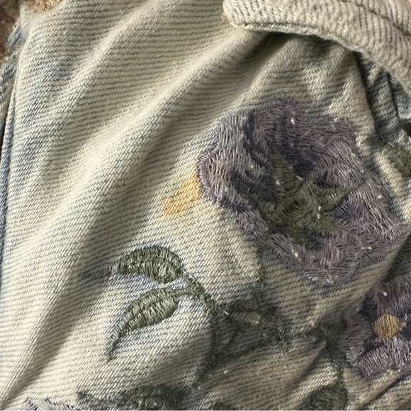 Blank NYC Embroidered Denim Jacket - Picture 6 of 7